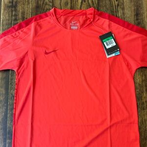 NWT Nike Neymar Boys GPX Short Sleeve Top - Light Crimson/University Red